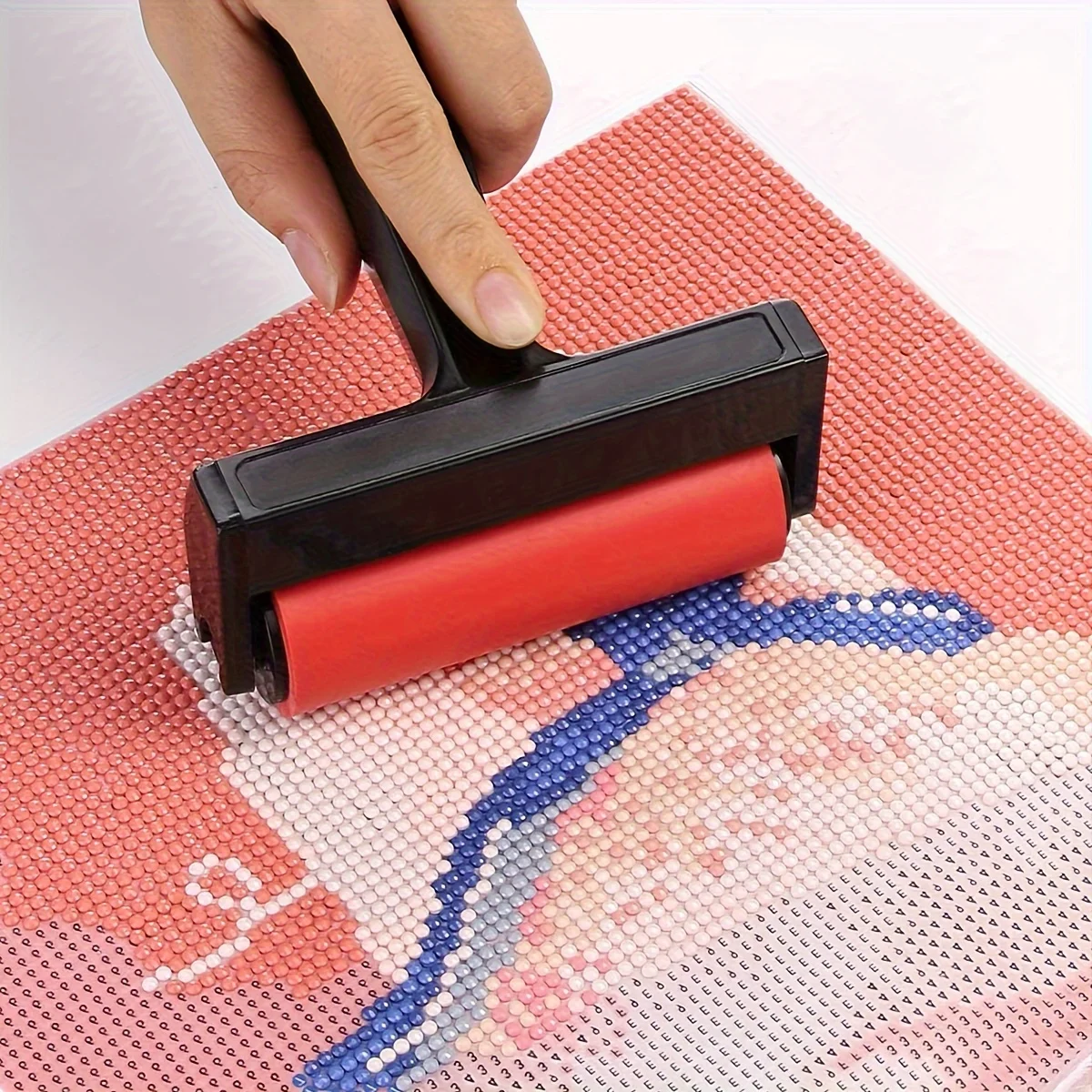 

DIY Diamond Painting Tool Roller 9.5cm Printmaking Roller Glue Roller Oil Painting Ink Roller