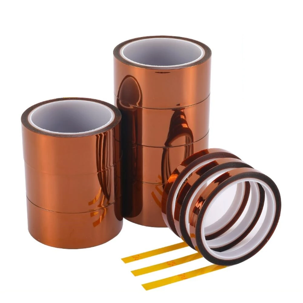 Imagem -02 - Polyimide Kapton Tape Alta Temperatura Eletrônicos Soldagem Industrial Resistente ao Calor Alto Isolamento Profissional 30m 67 Unidades