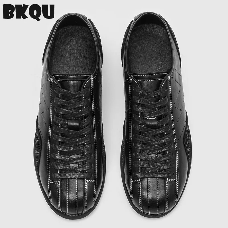 

Кроссовки BKQU с круглым носком, классические, удобные, для походов и тренировок, низкие, повседневные, для города, модные, мужские, многофункциональные