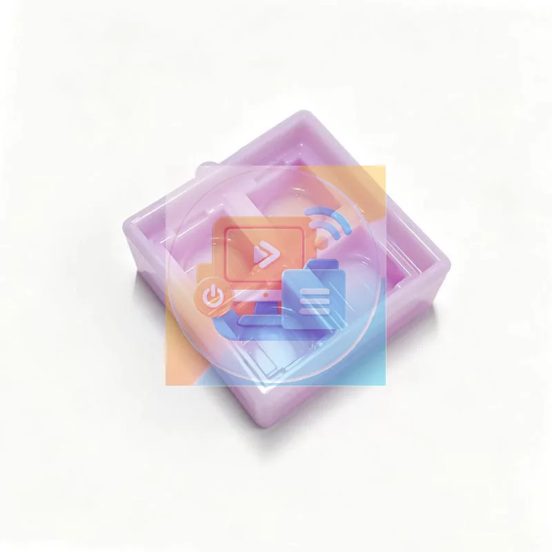 Mechanical Keyboard Switch Tester Base, 4-Slot Switch Holder, for Desktop Display and Keyboard Enthusiast Collection