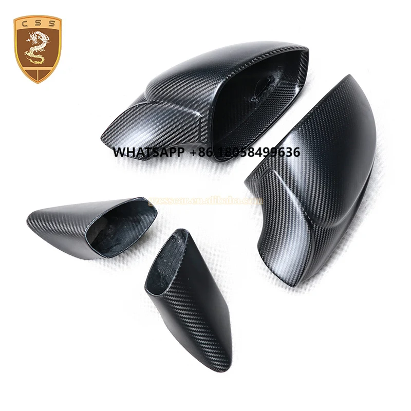 

Auto Spare Parts Car Accessories Dry Carbon Fiber Mirror Covers for Ferrari 488 Body Kit