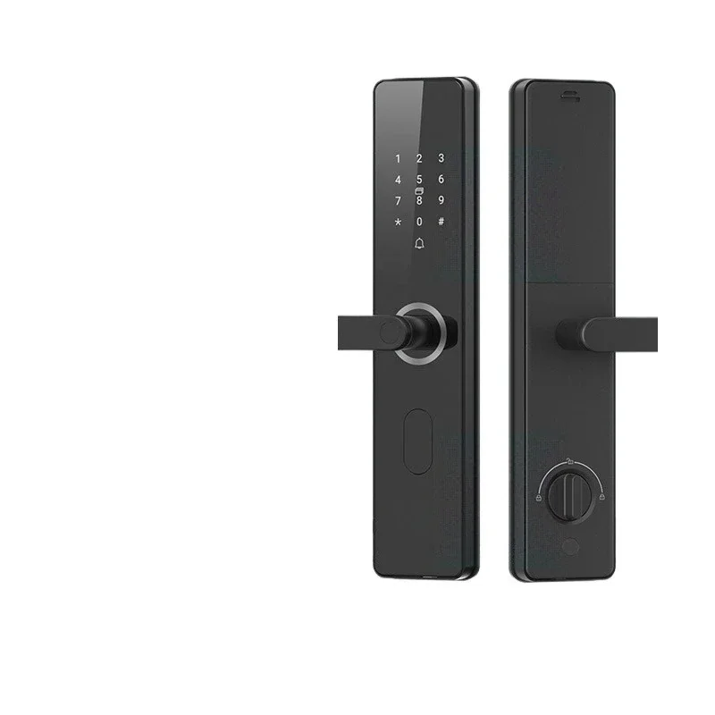 

Smart fingerprint lock entry door apartment smart door password electronic household semi-automatic