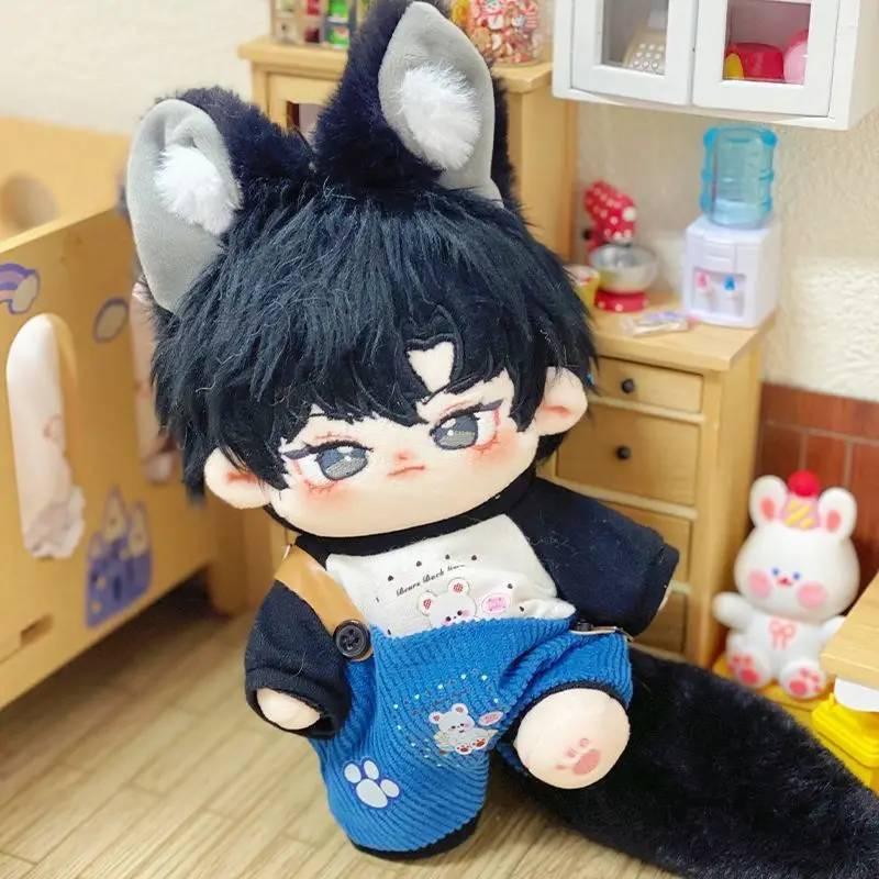 15cm Genshin Impact Scaramouche Wanderer Plush Toys Cosplay Cute Anime Stuffed Doll Cartoon Cat Skeleton Birthday Fans Gifts