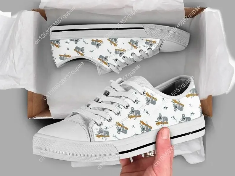 

Koala Low Top Sneakers Hot 3D Game Womens Mens Teenager High Quality Canvas Sneaker Couple Fashion Custom Built Shoes