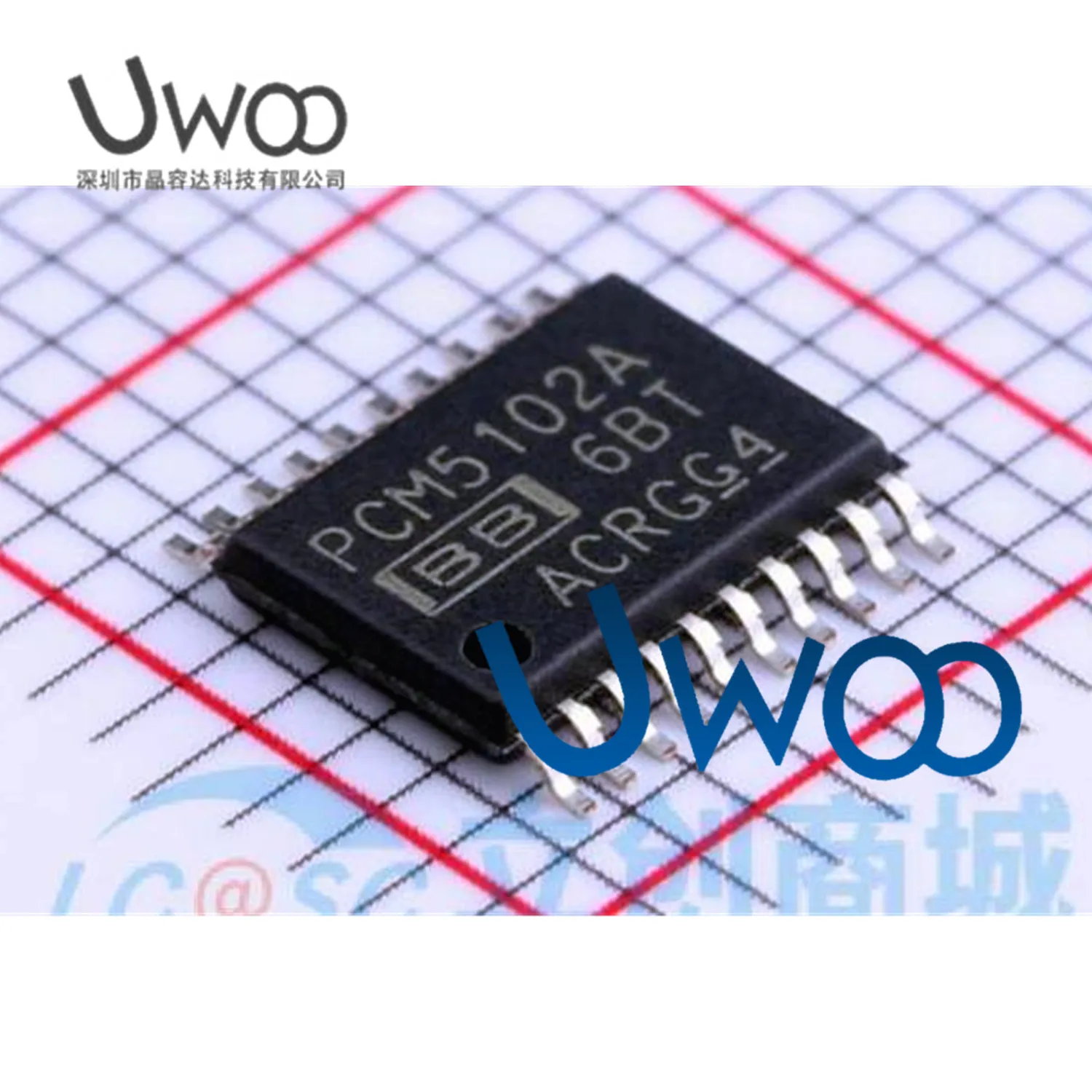 Audio estéreo Original PCM5102A PCM5102APWR, 10 piezas, DAC TSSOP, en Stock