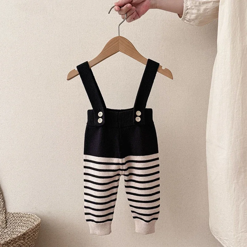 2025 جديد الخريف 0-3Yrs طفل رضيع الفتيات الفتيان مجموعة ملابس بأكمام طويلة مخطط سترة بذلة ملابس الأطفال دعوى