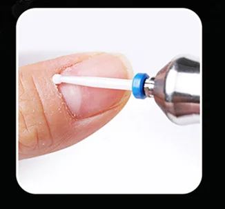 【WHB】5 unids/set brocas de cerámica para uñas para taladro eléctrico herramientas de manicura y pedicura máquina pulidora de uñas accesorios equipo