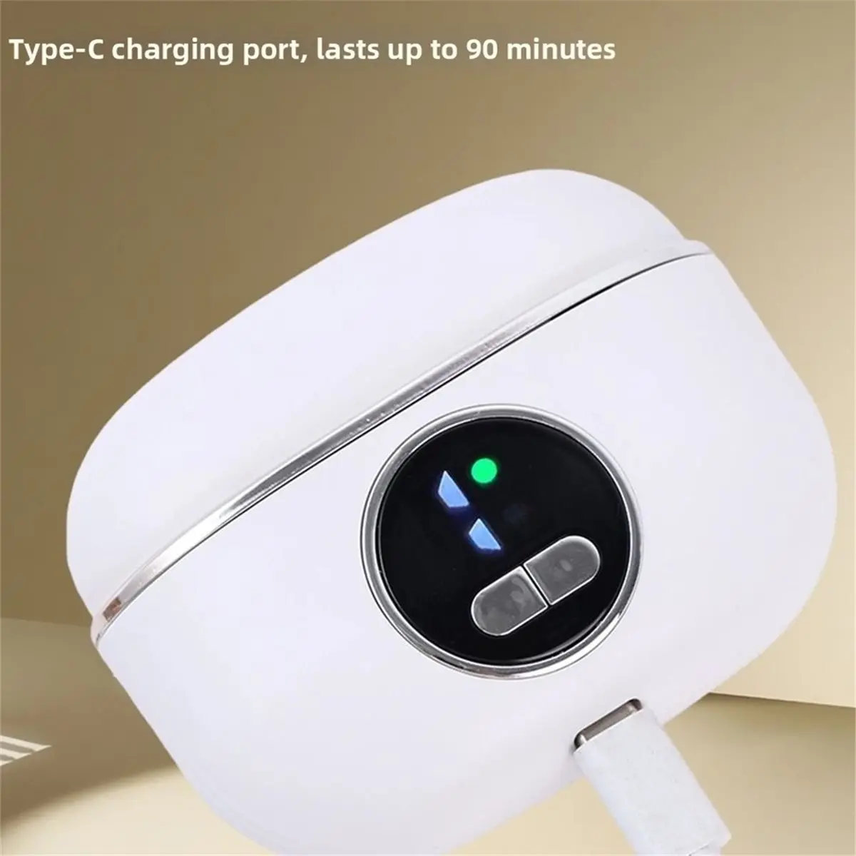 Mini Electric Nail Clipper Dual-Blade Design Three Adjustable Speed Settings Nail Manicure Tools Large Display Screen