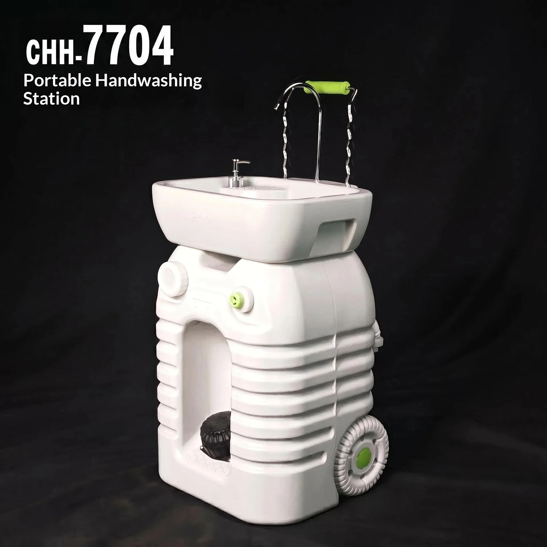 Original Patented Design a Portable Wheeled Mobile Plastic Washbasin for Outdoor Camping RVs Workspaces
