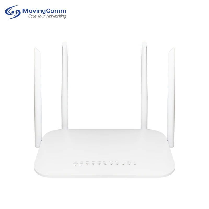 موديل جديد Ieee 802.11Ac Wifi5 راوتر لاسلكي Cpe Wifi 4T4R 1200Mbps راوتر مع 64Mb Ddr2 Ram