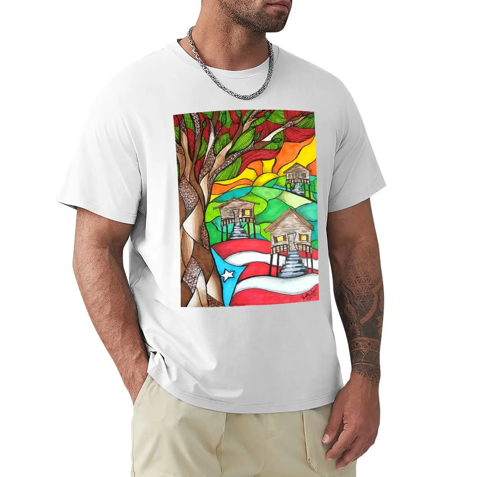 

Puerto Rico florece T-Shirt customs design your own vintage men graphic t shirts