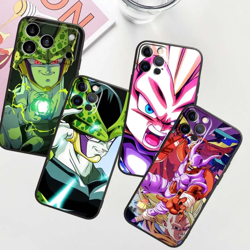 

Dragon Ball Piccolo Art For Apple iPhone 16 16E 15 14 13 12 11 XS X Pro Max Plus Black Soft Silicone Phone Case