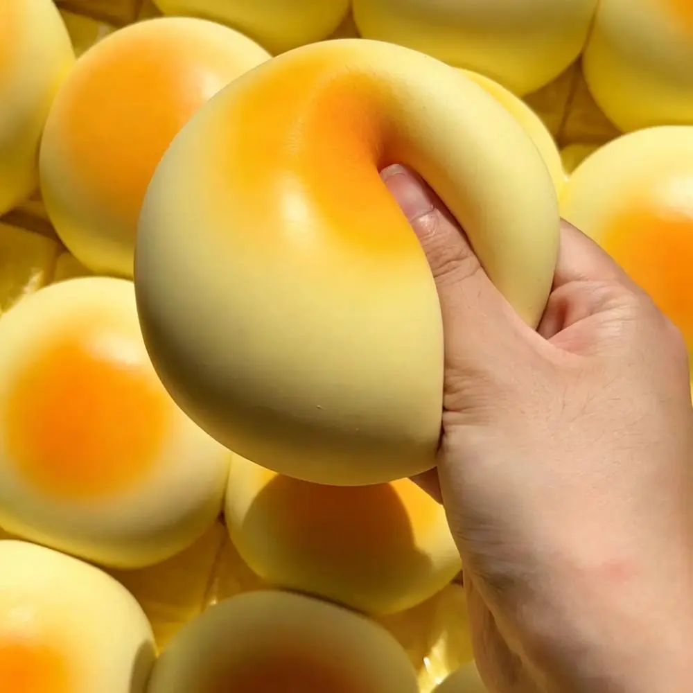Soft Calming Milk Bread Squeeze Toys Slow Rising Simulated Hawaiian Bread Squishy Hand Relax Sticky Slow Rebound Toy Kids Adults
