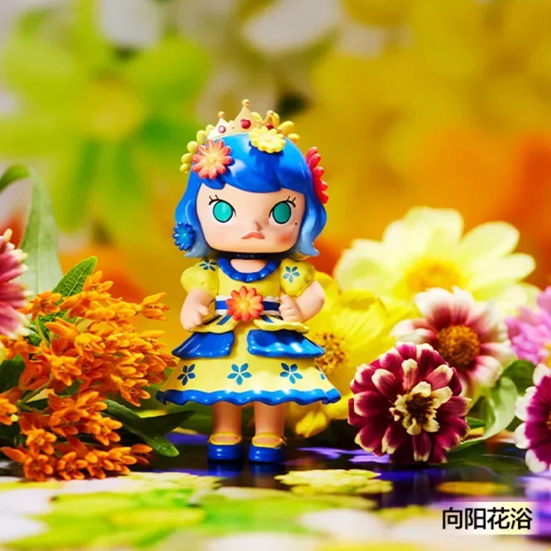 

POPMART Molly Mika Ninagawa Flower Dreaming Series слепая коробка Guess Bag украшение для рабочего стола милая модель подарок девушке слепая сумка игрушки