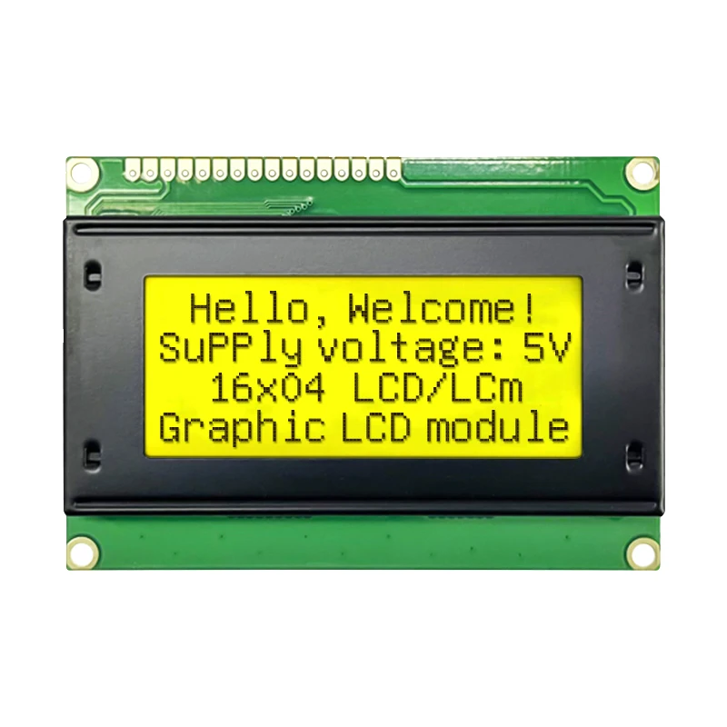 LCD1604 Display Module 16X4 Character LCD Screen Blue/Yellow green screen  AIP31066L Controller for Arduino