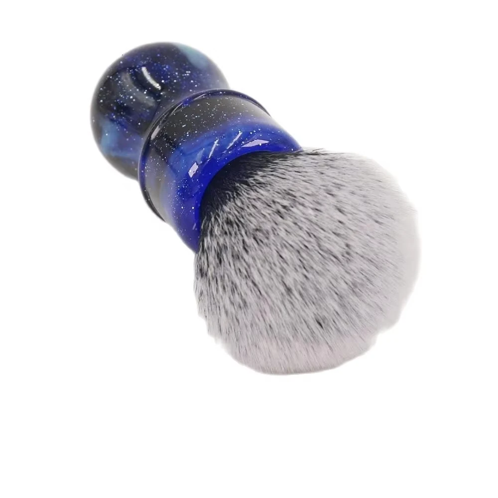 YAQI 26MM Mysterious Space Color Handle Tuxedo Shaving Brush For Mens Portable Shaving Brush Handle Shaving Brush