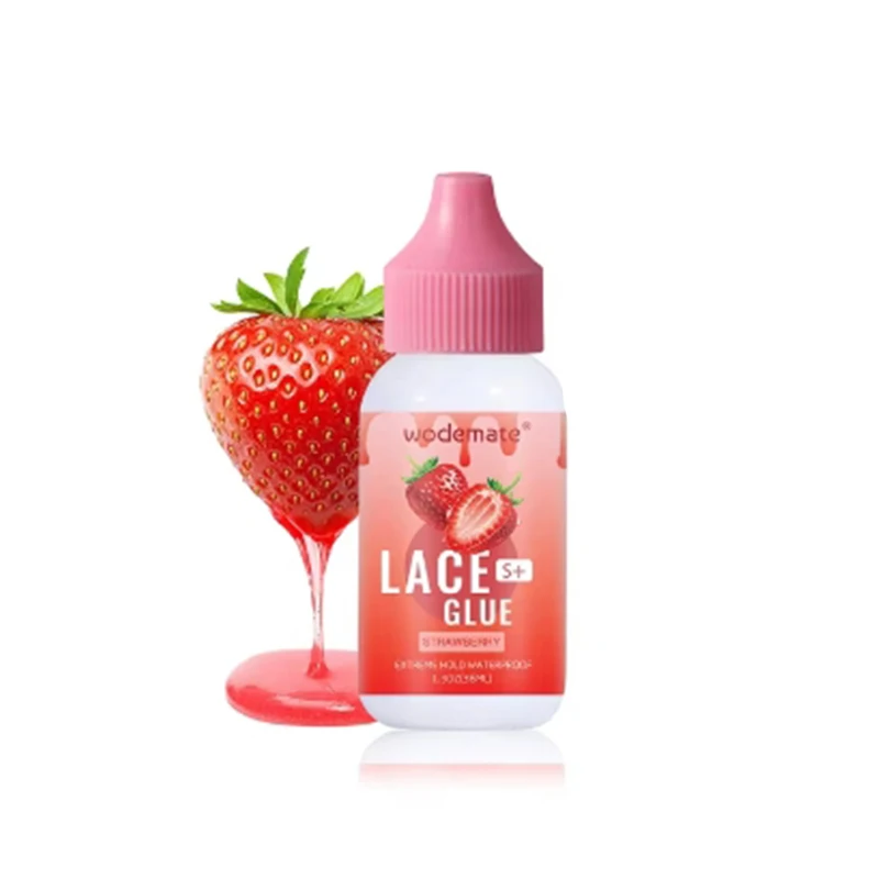 Colla anguria Colla alla fragola Merletto invisibile anti-sudore a lunga durata Super colla Sicura e non irritante 38 ml