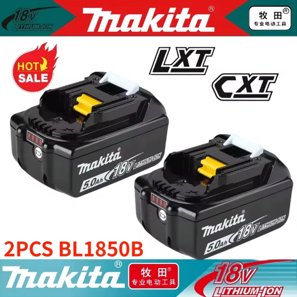 

Original 18V Makita 5Ah Rechargeable Battery for Electric Tool, Replaceable Screwdriver Battery DDF487 DTDOil DTW700 DIncome