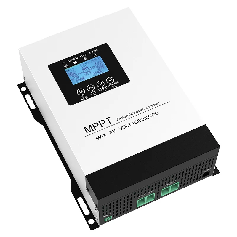 MPPT Solar Charge Controller 12V-96V Auto 30A/60A/120A 230V Input for Solar System, Home, RV & Off-Grid Battery Charging
