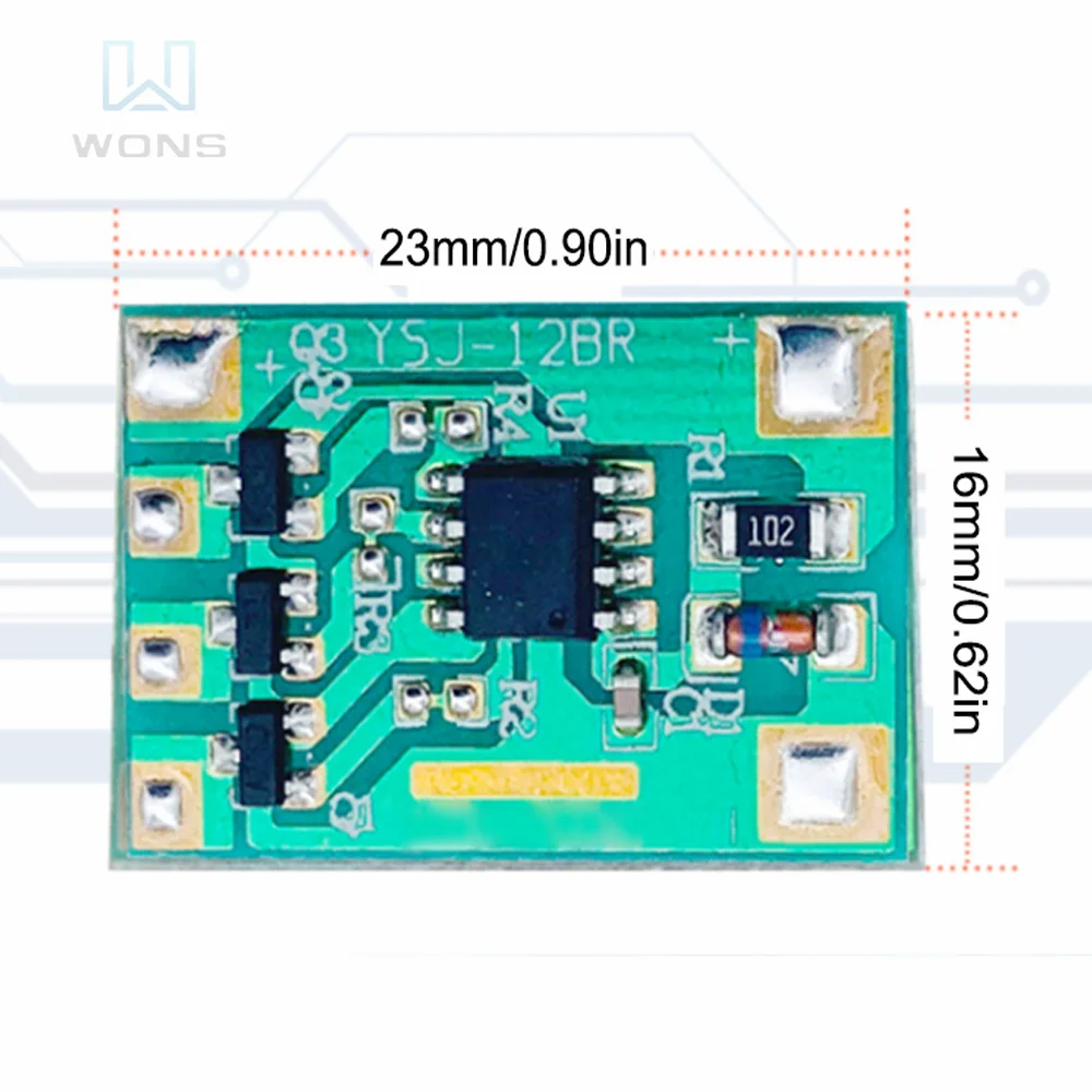 DC 3-12V Breathing Light Module Light Controller Automatic Dimmer Breathing Light Driver Module with Slow Flashing Chip IC