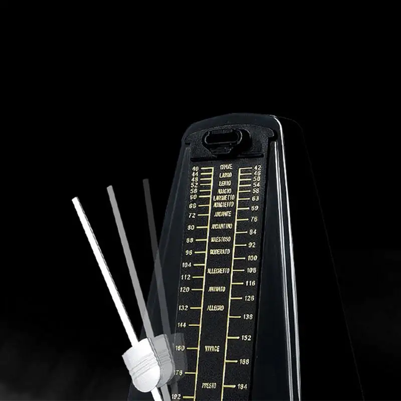 Guitar Metronome Mechanical High Precision Metronomes Tower-Shaped Metronome Loud Sound Solid Music Metronome Tuner For Violin