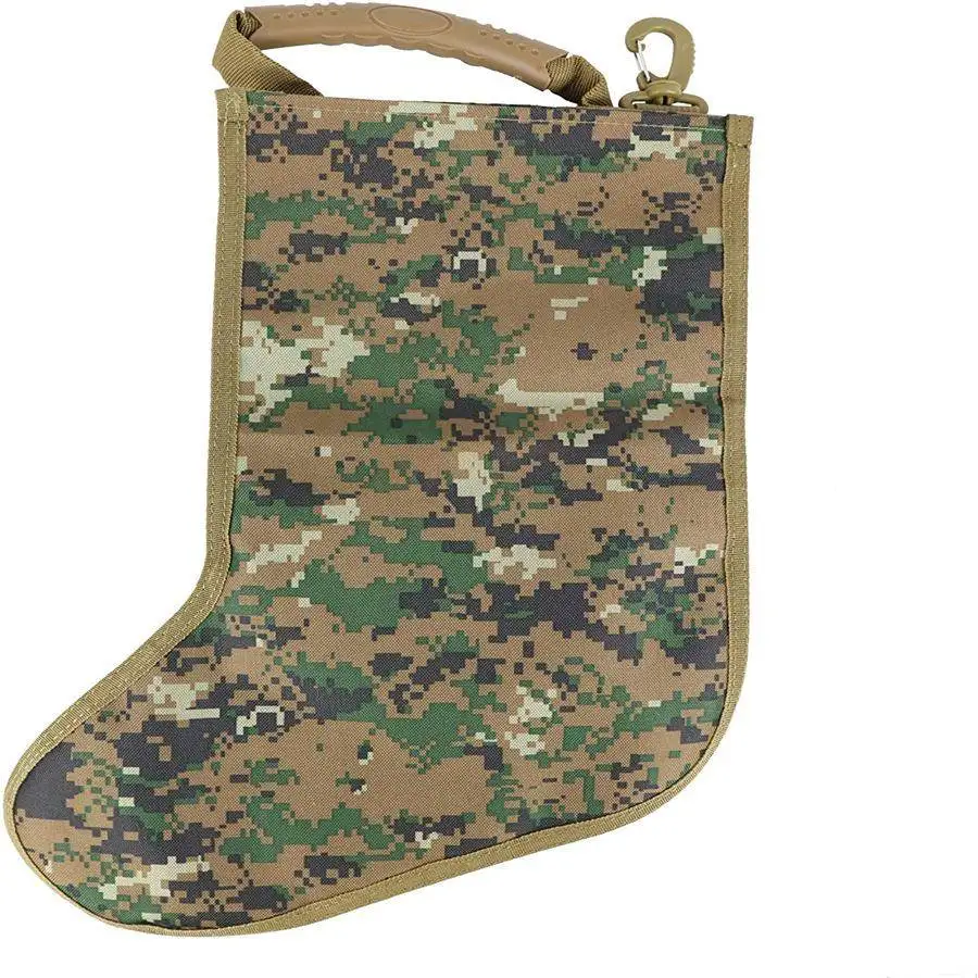 Outdoor Sports Multi Functional Handheld Hanging Bag Tactical Molle Christmas Socks Storage Bag Decoration