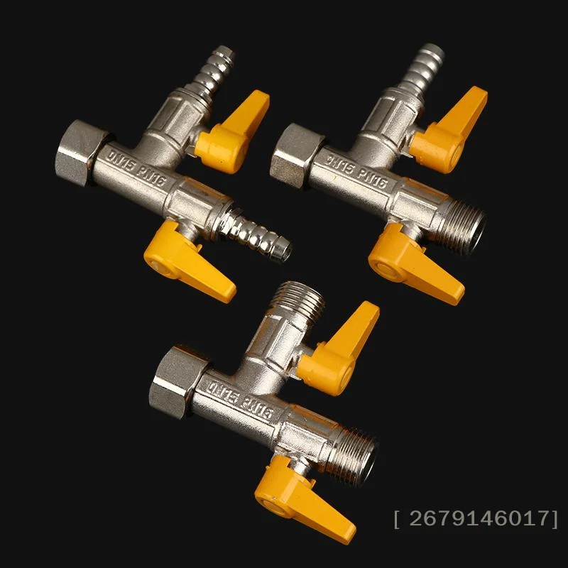 

3-Way Leaf Switch Valve Water Diverter, Brass Shower Head Connector Valve Hose Adapter〔YY26〕