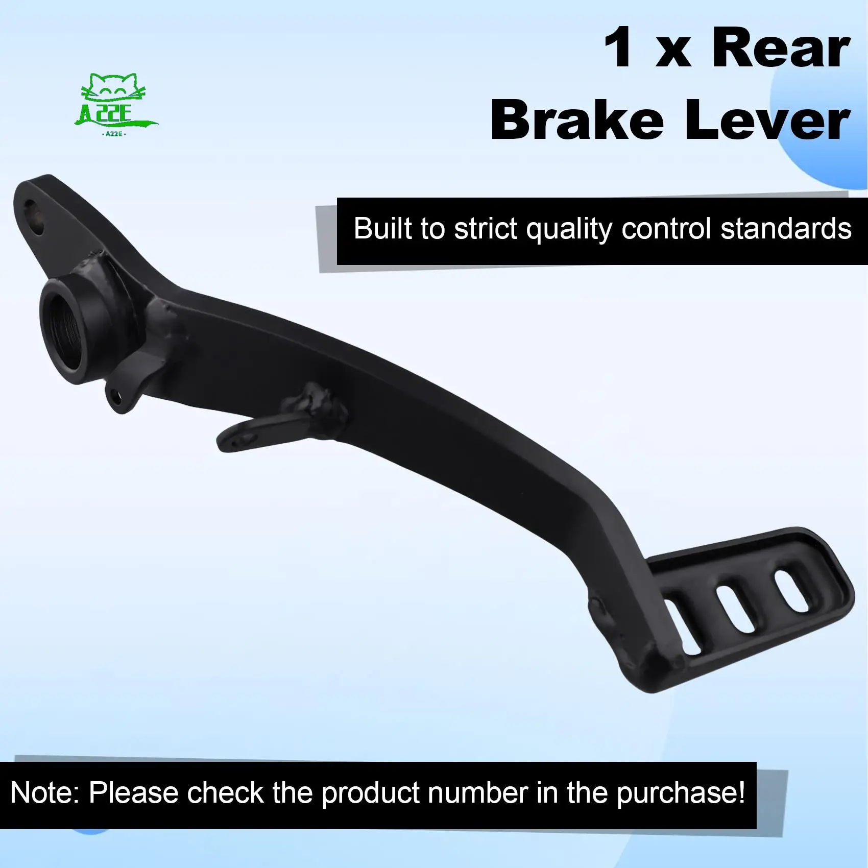 

A22E-Motorcycles Rear Brake Lever For Honda CB500X/500F/CBR500R/CB300F/R Brake Pedal Brake Lever