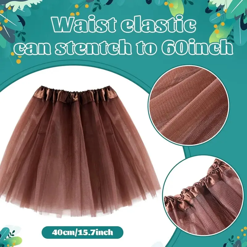 

asdh8@4Pcs Horse Animal Costume Horse Ears Headband Bow Tie Tail Tutu for Women Halloween Christmas Carnival Cosplay Party Anima
