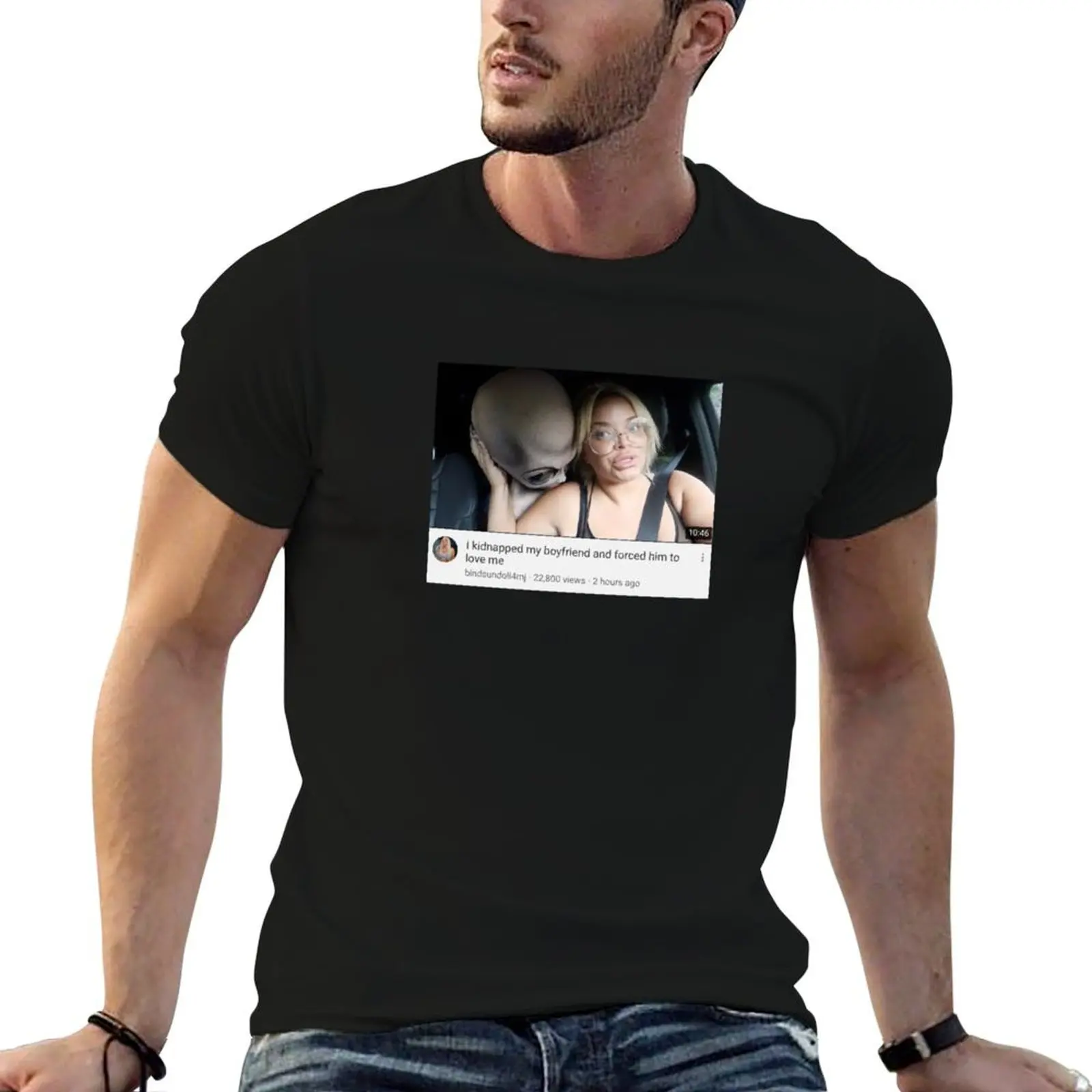 

I kid napped my boyfriend and forced him to love me Trisha Paytas meme T-Shirt t shirt personalised T-Shirt
