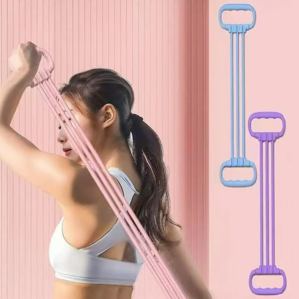 

8-образное устройство для подтягивания, открытие плеч и спины, домашняя йога, фитнес, эластичная натяжная веревка, растяжка, силовая тренировка, фитнес