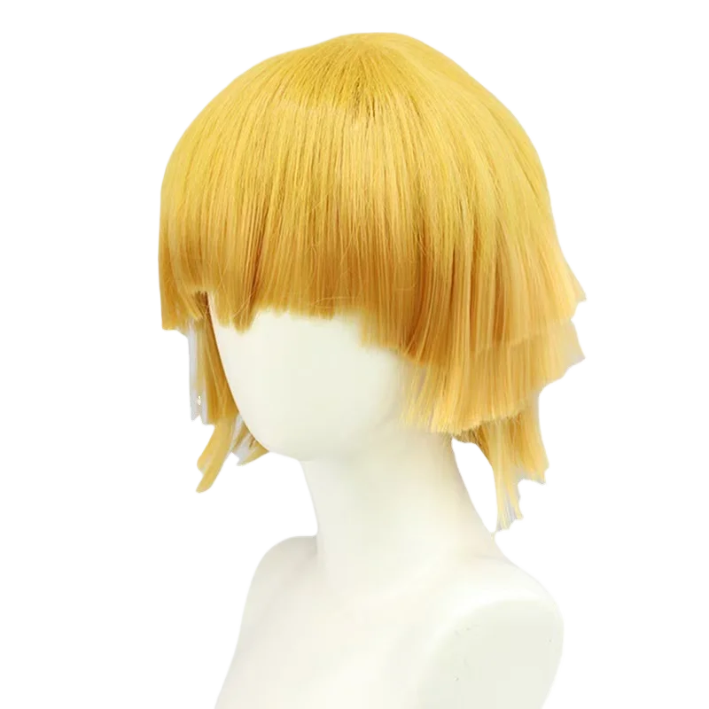 Cosplay Wig High Temperature Fiber Synthetic Wig for Anime Role Play Party Halloween Daily Wear Adjustable Cap