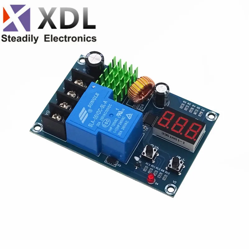 XH-M604 Battery Charger Control Module DC 6-60V Storage Lithium Battery Charging Control Switch Protection Board