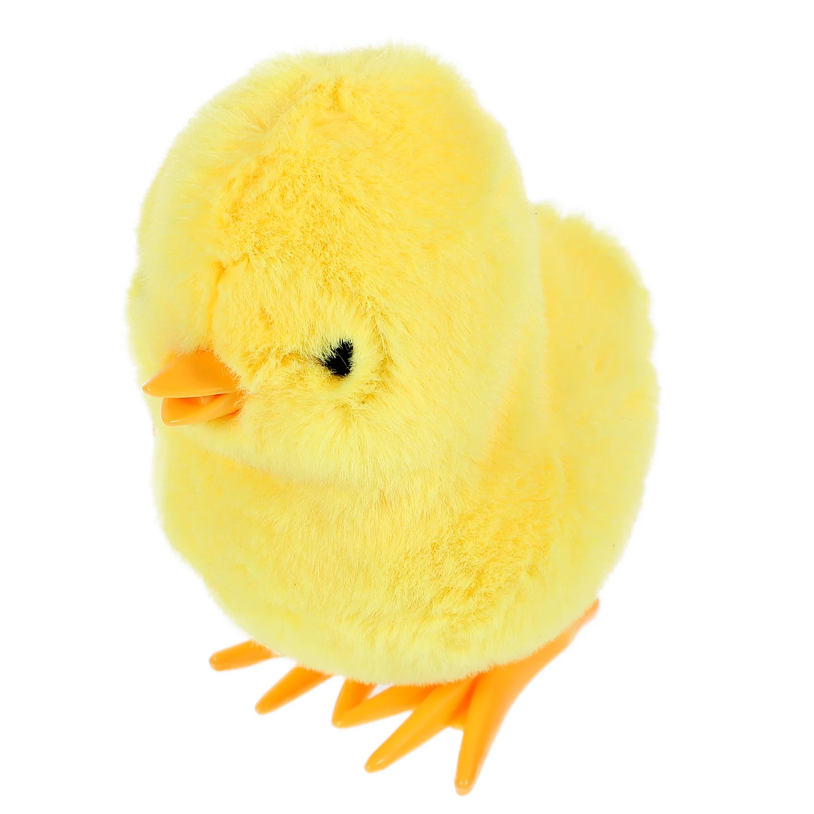 Jumping Yellow Chicken Wind up Toys Shape Wind-up Animal Clockwork Funny for Kids Plush Robot