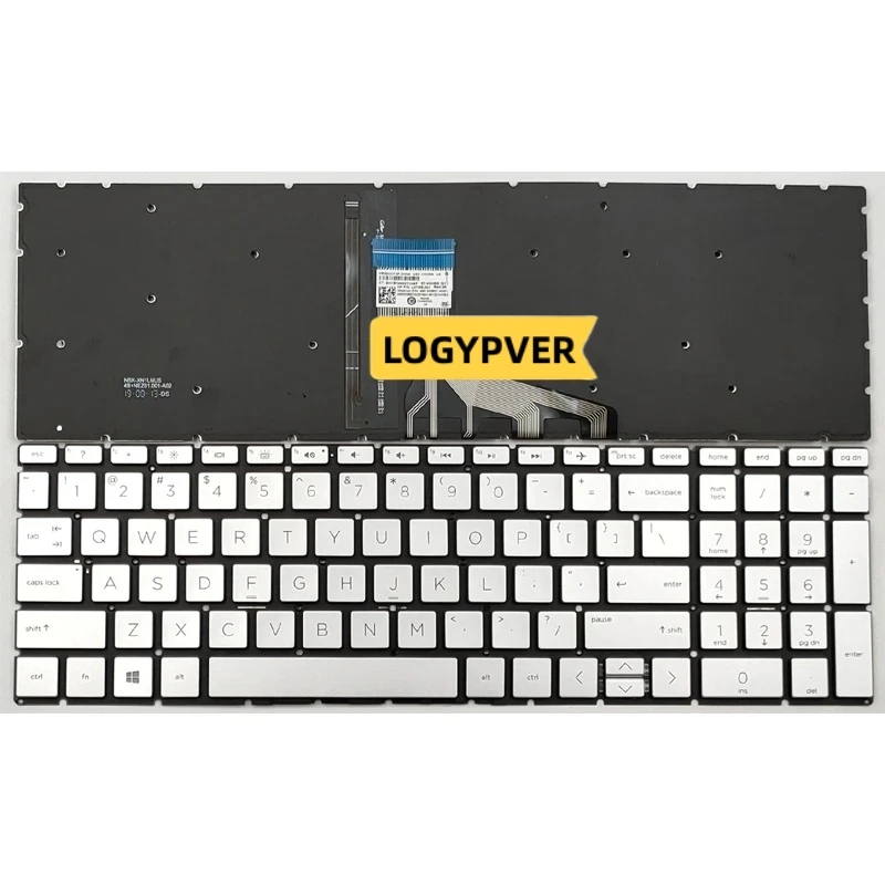 For HP Pavilion Laptop Keyboard 15-DA 15-DB TPN-C135 TPN-C136 250 G7 255 G7 15S-DU 15S-DY 15-DY 15-DW 15-CS TPN-C139 US English