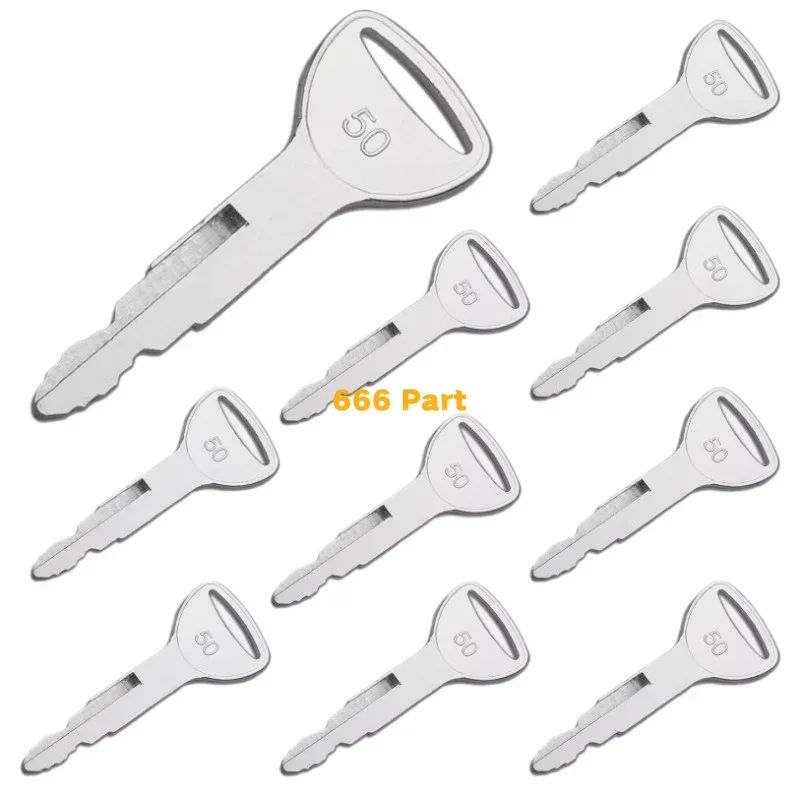 10PCS Ignition Key Toyota 57591-23330-71 A62597 Forklift Key fit Toyota Forklift