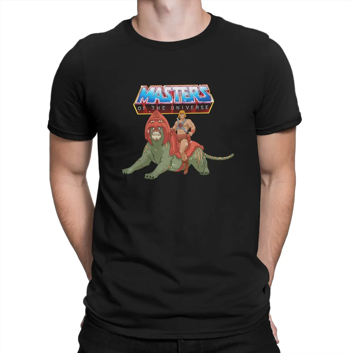 He-Man & Masters Of The Universe Polyester TShirts Battle Cat Perfect Personalize Homme T Shirt Hipster Tops