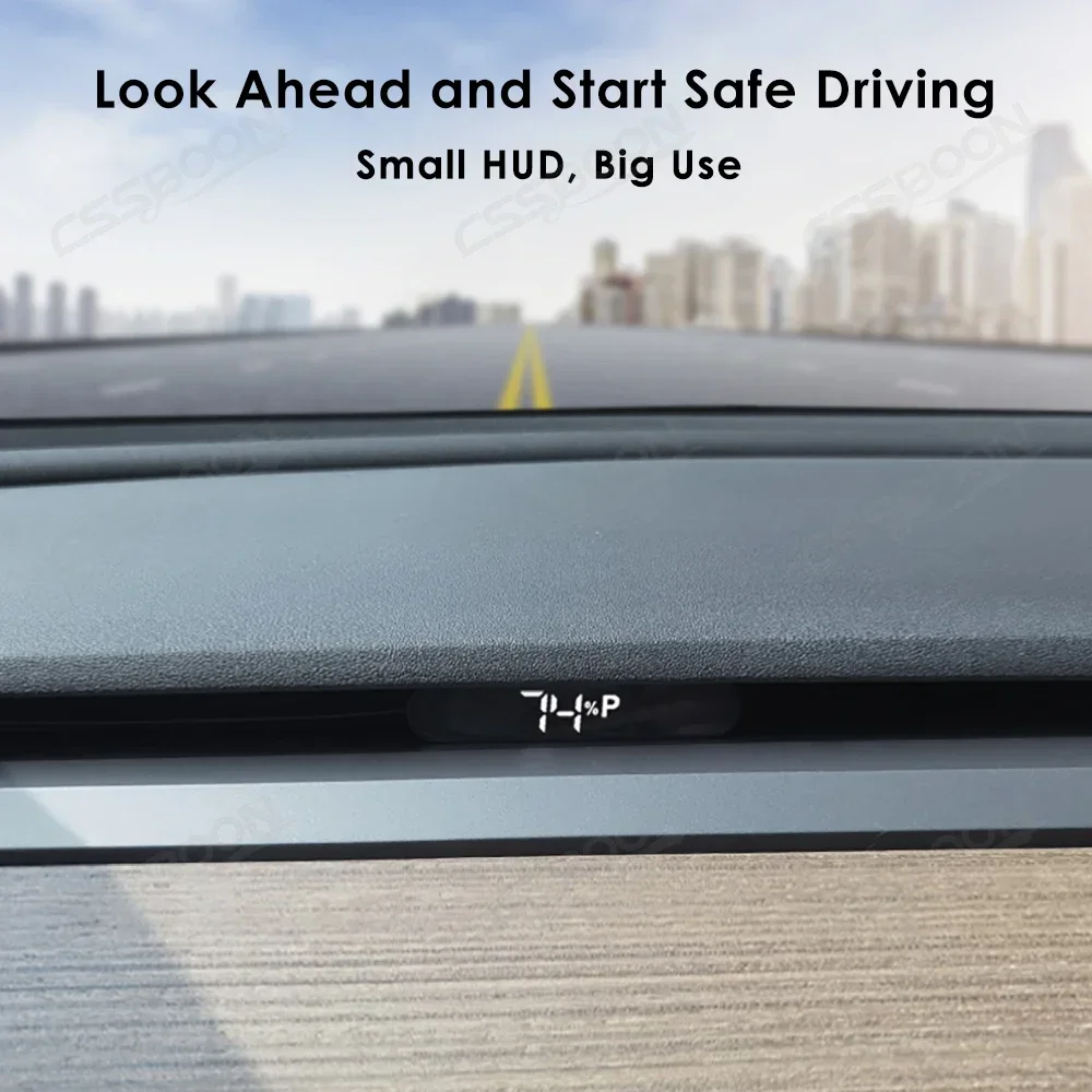 For Tesla Model 3 Y Juniper 2025 Mini Meter Automotive Head-Up Smart Display LCD Instrument Panel Modification Dedicated HUD