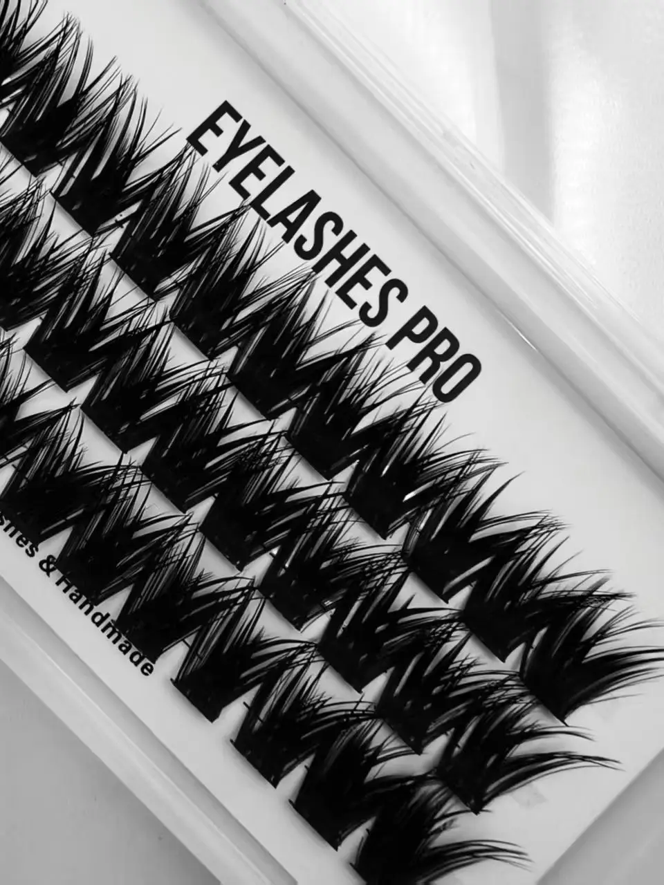 Z036 DIY Hand Made Eyelash Extension Segmented Flase Lashes  Lash Bundles Soft Ribbon Strip Eyelashes Makeup Lashes NEW