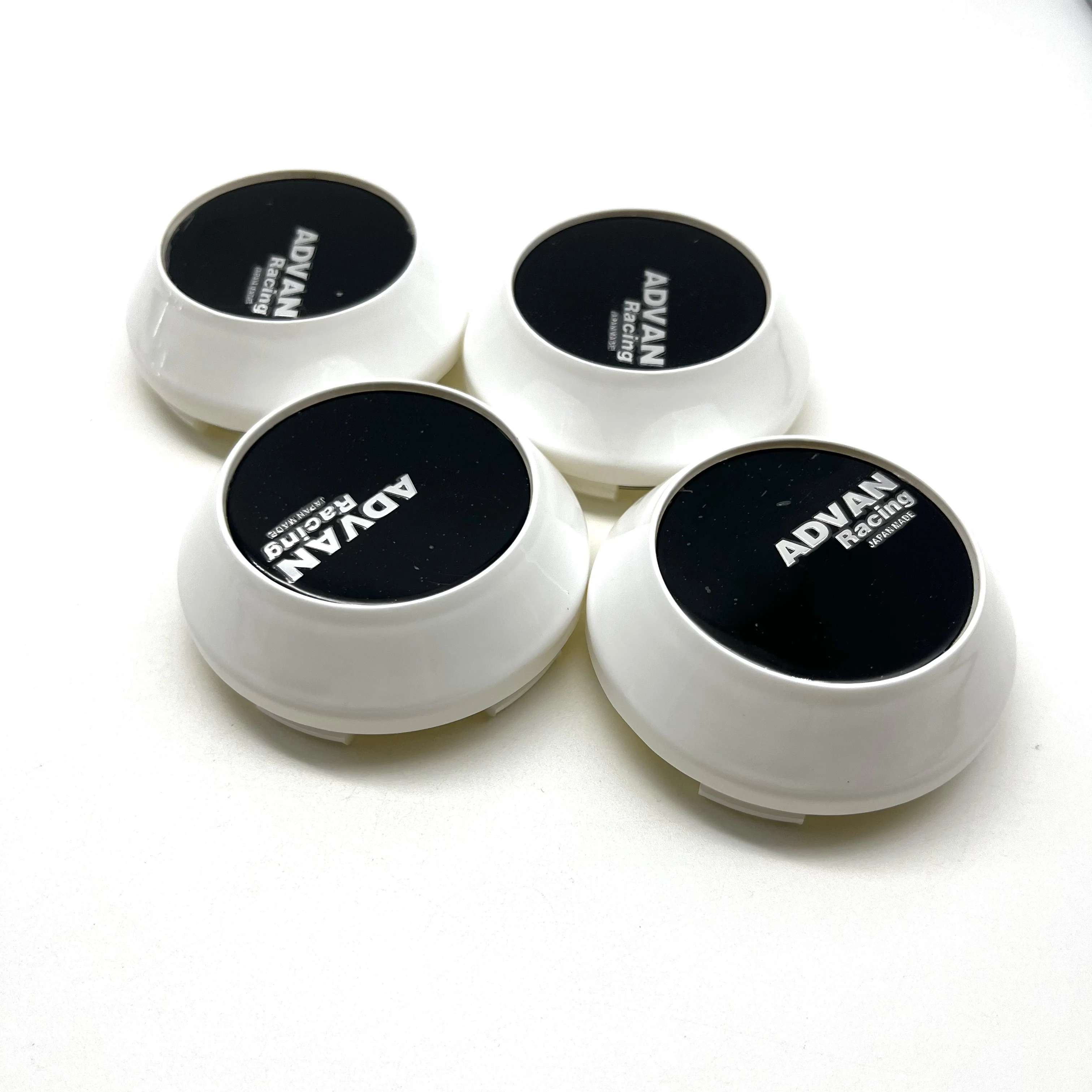 4pcs ADVAN Advanti Racing 3D Emblem Sticker 60mm 65mm 68mm 69mm Car Wheel Center Cap Rims Cover White High Cap Auto Accessorie view 3