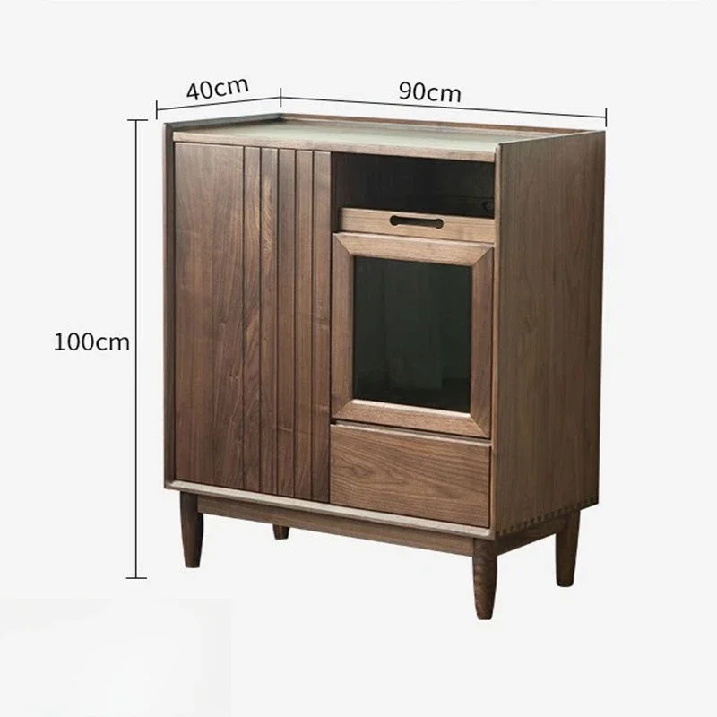 

Solid wood living room tea cabinet sofa side cabinet modern simple storage storage