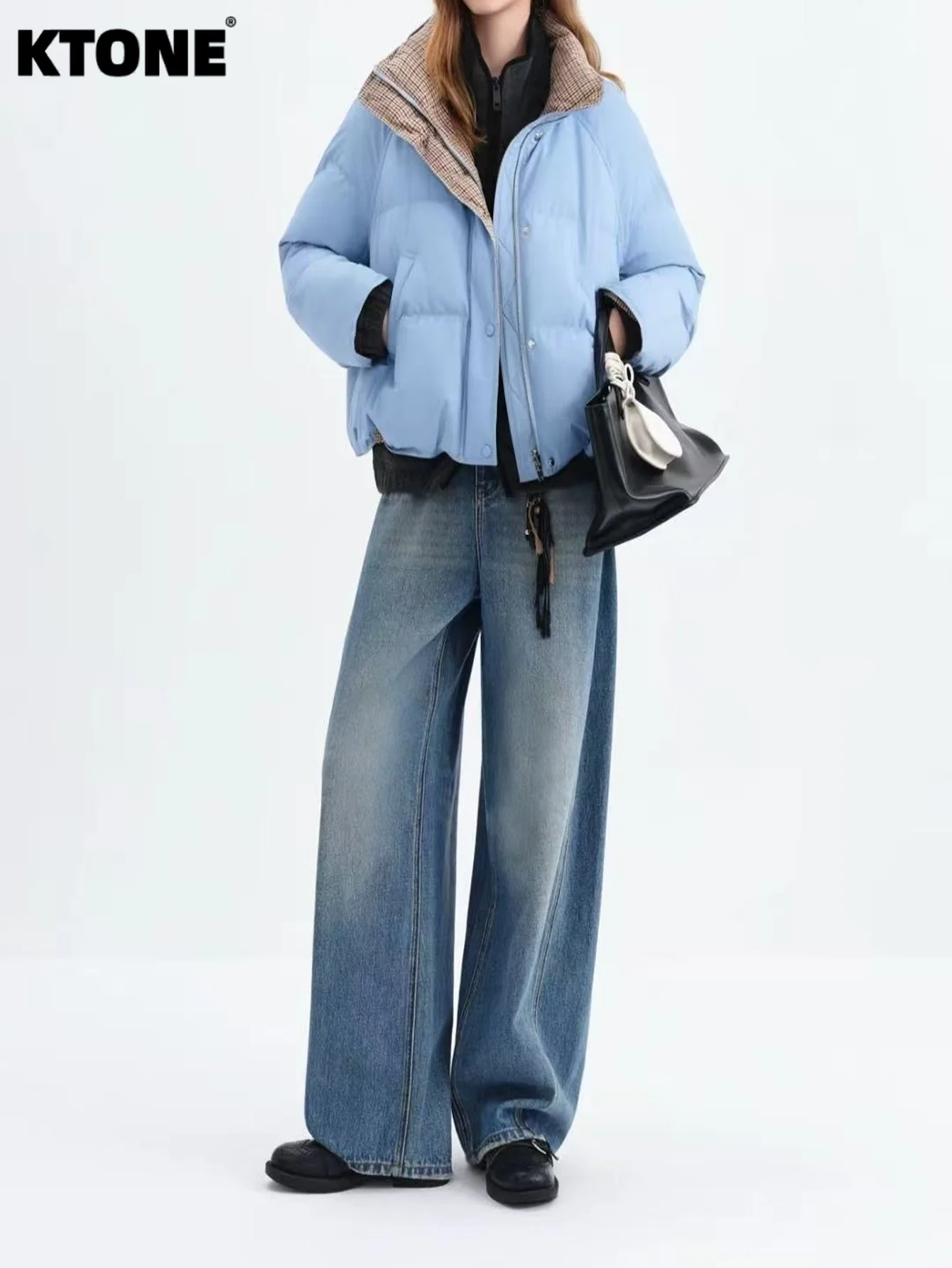 

Hip Hop Jeans Men's Blue Baggy Solid Color Jeans Light Retro Drip No accessories or belts included