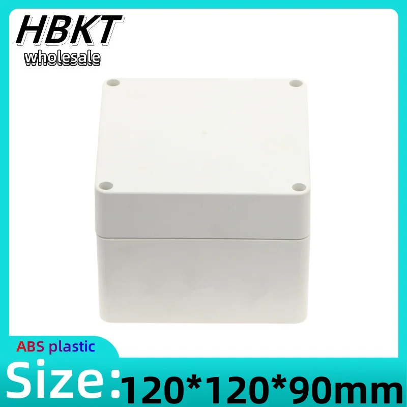 1pcs 120x120x90mm Plastic case Security power supply case Electronic instrument case Outdoor wiring waterproof box