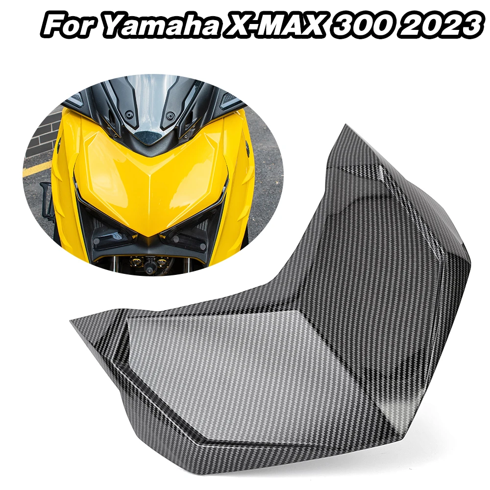 

Motorcycle Xmax 300 Front Headlight Headlamp Upper Beak Nose Extension Cowl Top Cover for Yamaha X-MAX 300 Xmax 2023 2024 2025