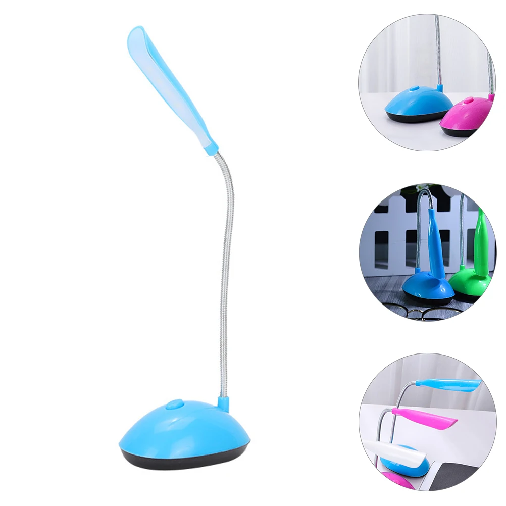 Lámpara de escritorio plegable para leer, USB, plástico rosa, alimentada por niños, ligera, segura, práctica, regalo
