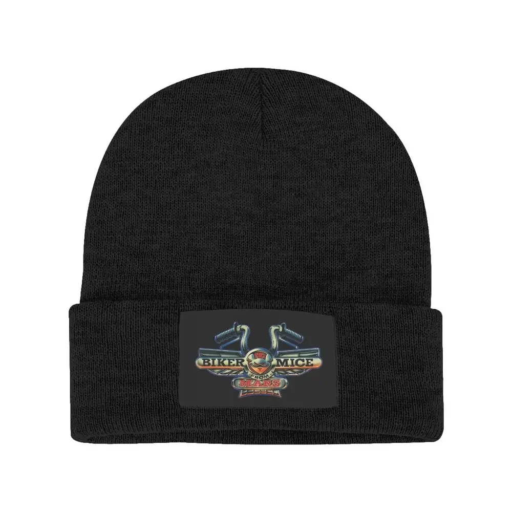 Cartoon Biker Mice From Mars V1 Rimfire Serial Tv Logo Knitted Beanie Hat Beanies Cap Top Comfortable