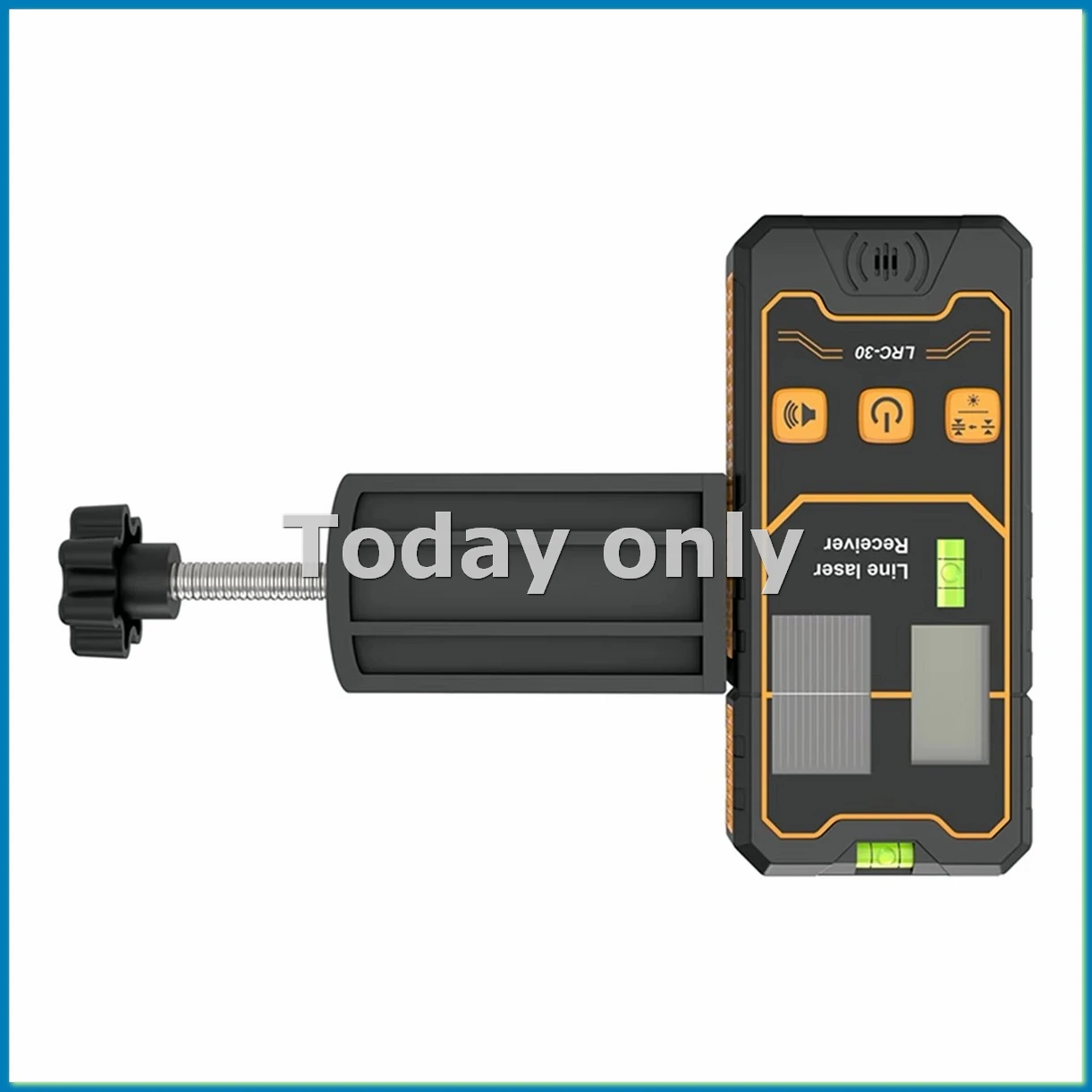 

Laser Level Receiver 50m/164ft Working Range with Double Horizontal Air Bladder Green Laser and Red Beam Detector-A79U