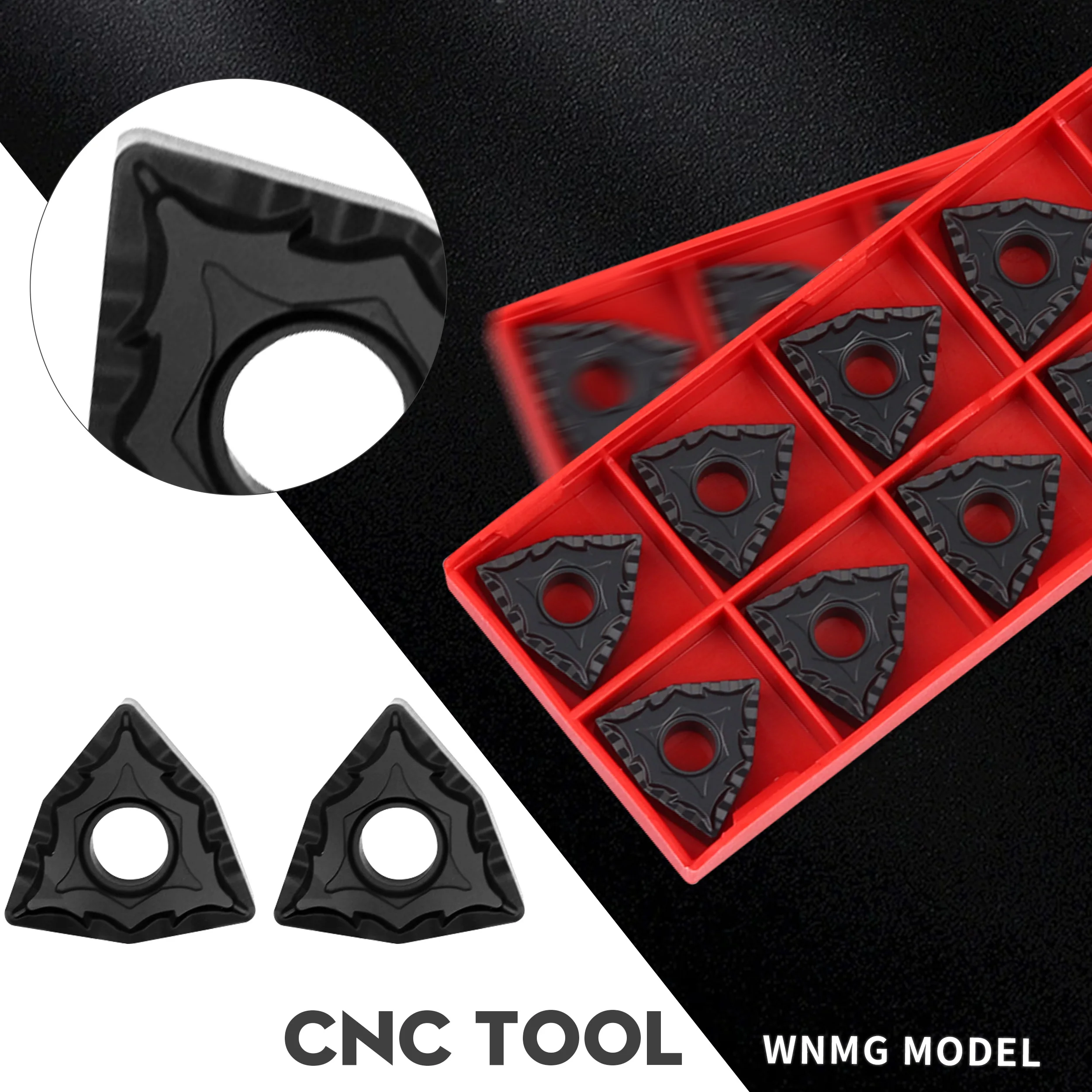 WNMG080404-CQ NK3100 WNMG080408-CQ NK3100 CNC lathe turning tools hard metal external cutting inserts for Processing steel parts