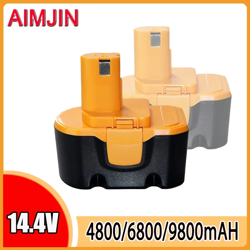 

14.4V 4800/6800/9800mAh for Ryobi NI-MH Battery SaftSafety Compatible R10521 RY6201 RY6202 130224010 130224011 130281002 1314702