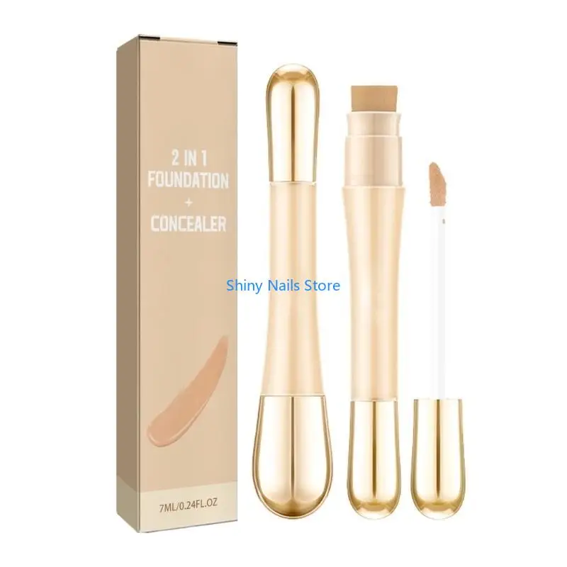 

2 In 1 Liquid Concealer Full Coverage Lightweight Contouring Concealer